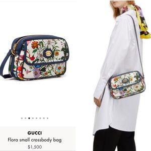 Authentic Gucci crossbody flora bag